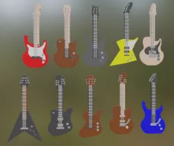 LEGO Guitar Collection