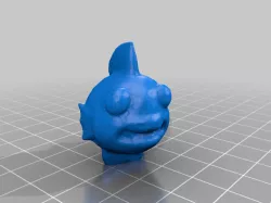 little fish-like creature figure