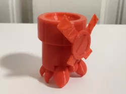 Lobstacle from Cassette Beasts
