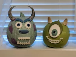 Mike & Sully Jack-o-Lantern Add-ons