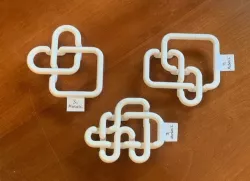 Mosaic knots: 3_1, 4_1 and 7_1
