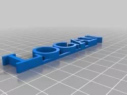 My Customized 3D name plate