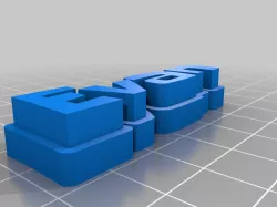My Customized 3D name plate