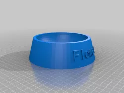 My Customized Fully Parametric Dog / Cat Food Bowl/Flower
