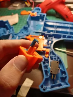 Nerf Nemesis rev trigger extender/adapter