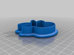 Pig Wearing Bandana Cookie Cutter