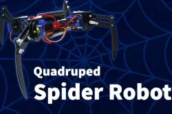 Quadruped Spider robot Acrylic Body