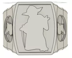 Ring Star Wars Joda Han Solo Leia
