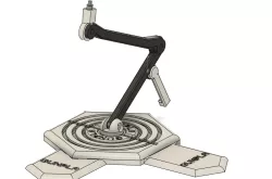 Rotating Gundam base