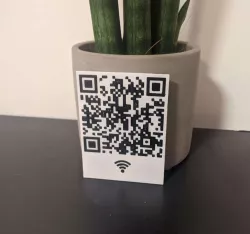 Scannable Wi-Fi QR Code Card (Fully Configurable using Customizer)