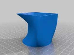 Small Vase using circle Square triangle loft.