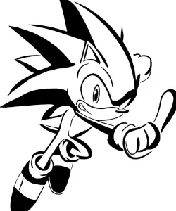 Sonic the Hedgehog stencil 10