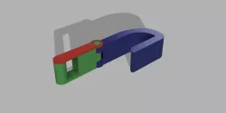 Tesla Model3 trung floor / lid hook