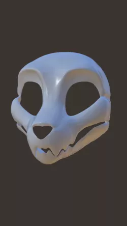 Toony Kemono Skull Dog