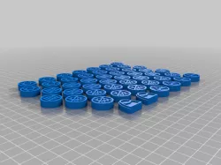 Trial Wargame BLUEFOR Print plates