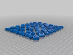 Trial Wargame OPFOR Print plates