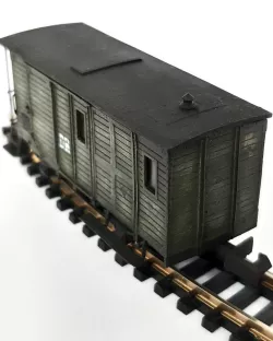 TTm 1000mm mail and luggage car / caboose 99-01-85 NWE number 154 (1/120 scale)