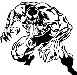 Venom stencil 3