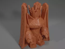 Zygarde Complete Form Pokemon Figure in the Style of Bandai Finger Puppets