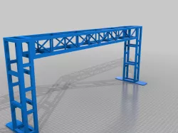 1/10 Scale Signal Bridge for RC Drift Track