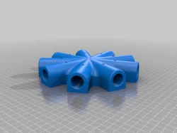 20mm Conduit 9-way connector for garden net/frost cover frame/trellis