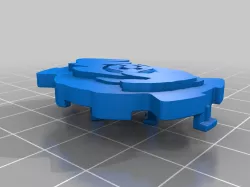 Anas Beyblade Top and chip