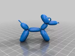 Balloon Dog Keychain