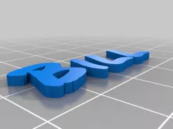 Bill Letters Name Tag