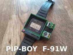 Casio F-91W Pip-Boy Case