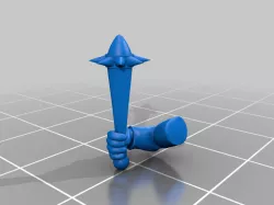 Club Weapons for Medieval Warrior Priest Miniatures