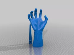 Creepy arm lawn stake