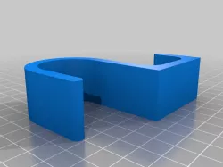 Cubicle Wall Headset Hook Modified