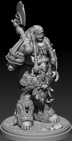Durotan Warcraft Orc 3d Stl Printable