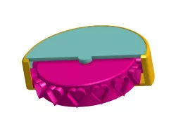 Empanada pattern stamper/marcador roller