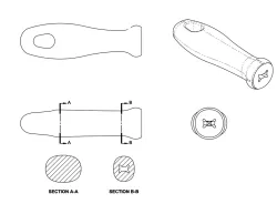 Ergonomic File Handle for Nicholson Files