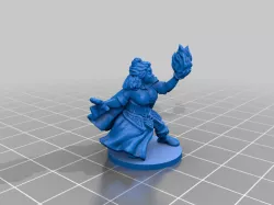 Female dwarf wizard