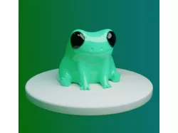 Fred The Frog with separate eyes (for color printing)