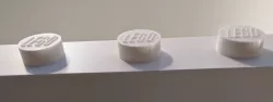 IKEA Lack shelf hack to look like LEGO