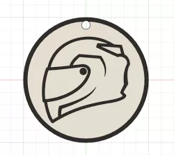 LLAVERO CASCO MOTOCICLETA / MOTORCYCLE HELMET KEYCHAIN