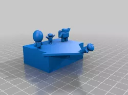 Man falling from a cliff