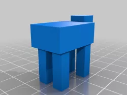 Minecraft cow figure model!