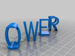 My Customized Dual Letter Blocks Illusion Customizer
