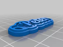 My Customized Multiline Tag or Keychain