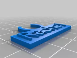 My Customized Parametric Named Wine Charm