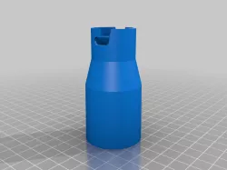 My Customized Vacuum adapter for black and decker orbital sander