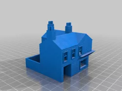 N Gauge Corner Shop Textured