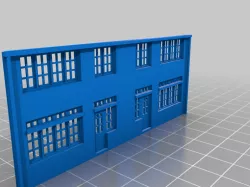 n scale terraced house