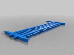 Picket Fence and Gate With Finial