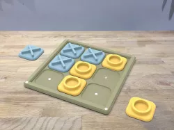 portable magnetic tris tic tac toe