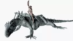 Rahnma, the rider. STL Fantasy Rider Orc figure